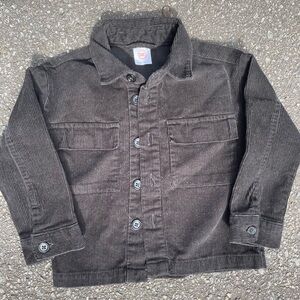 Kids Corduroy Jacket - Black wonder nation 3T toddler 👶🏼
